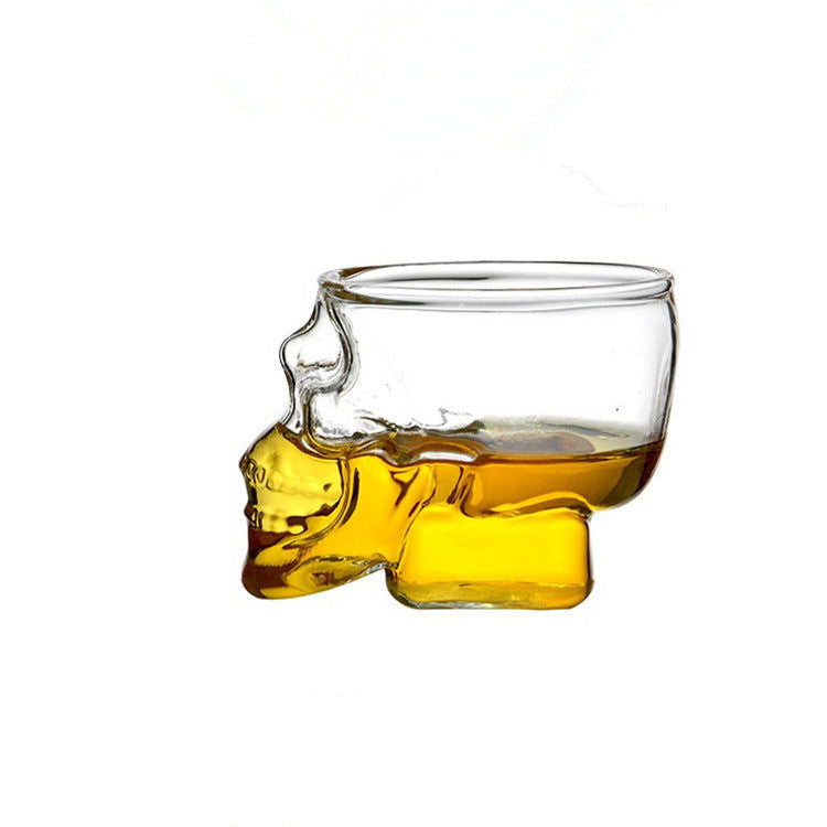 Glass Skull Wine Glass Whiskey Spirits Special-Shaped Wine Glass - Grand Goldman
