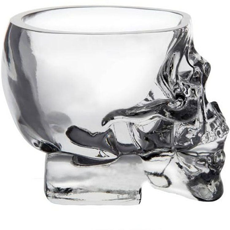 Glass Skull Wine Glass Whiskey Spirits Special-Shaped Wine Glass - Grand Goldman