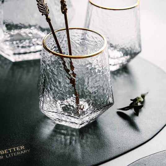 Glass cup set - Grand Goldman