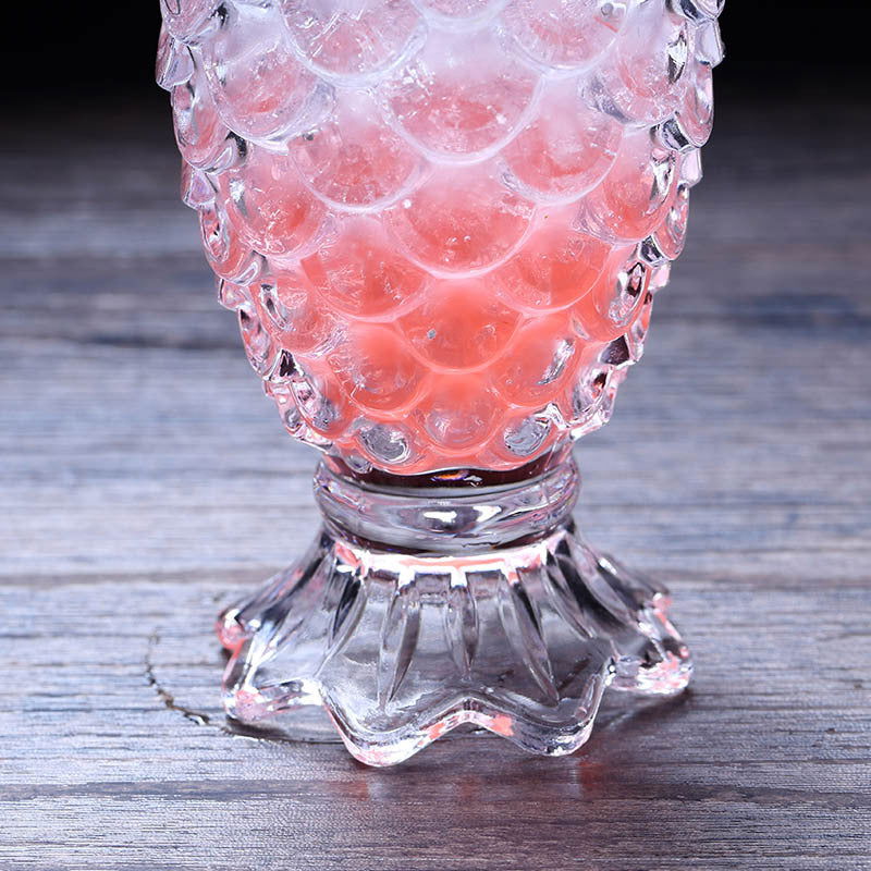 Glass mermaid cup transparent juice cup - Grand Goldman