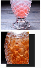 Glass mermaid cup transparent juice cup - Grand Goldman
