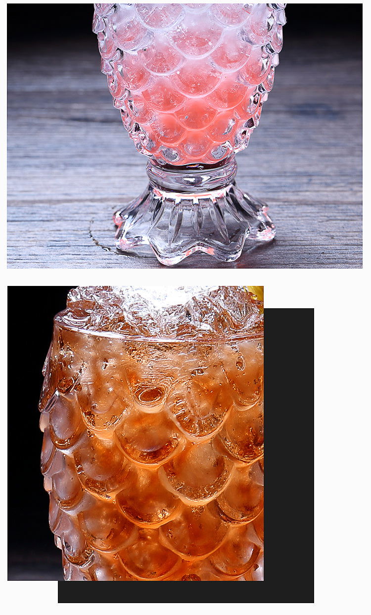 Glass mermaid cup transparent juice cup - Grand Goldman