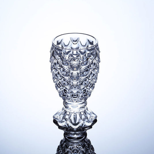 Glass mermaid cup transparent juice cup - Grand Goldman