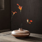 Glazed Japanese Black Porcelain Antique Ceramic Vase - Grand Goldman