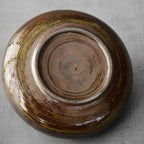 Glazed Japanese Black Porcelain Antique Ceramic Vase - Grand Goldman