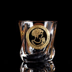 Gold Painted Fashion Crystal Glass Whiskey - Grand Goldman