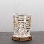 Gold Painted Fashion Crystal Glass Whiskey - Grand Goldman
