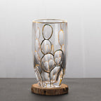 Gold Painted Fashion Crystal Glass Whiskey - Grand Goldman