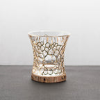 Gold Painted Fashion Crystal Glass Whiskey - Grand Goldman