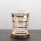Gold Painted Fashion Crystal Glass Whiskey - Grand Goldman