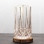 Gold Painted Fashion Crystal Glass Whiskey - Grand Goldman