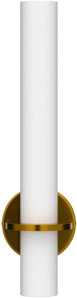 Gold Wall Sconces Set of Two - Dimmable Modern Sconces Wall Lighting 18W 3000K Led Wall Lights Acrylic Lampshade Hardwired Wall Light Fixtures for Living Room Bedroom Bathroom Hallway - Grand Goldman