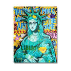 Graffiti Popular Oil Painting Abstract Street Poster - Grand Goldman