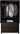 Grain Wood Furniture Shaker 2-Door Wardrobe, Solid Wood with Expresso Finish - Grand Goldman