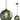 Gray Green Glass Pendant Lights Kitchen Island Lighting Globe Pendant Light Fixtures Modern Pendant Lighting for Kitchen Island Bedroom Living Dining Room Light Fixture(5.9in, 3-Pack) - Grand Goldman