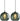 Gray Green Glass Pendant Lights Kitchen Island Lighting Globe Pendant Light Fixtures Modern Pendant Lighting for Kitchen Island Bedroom Living Dining Room Light Fixture(5.9in, 3-Pack) - Grand Goldman