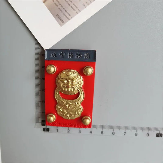 Great Wall with Chinese Characteristics Beijing Tiananmen Square Tourist Souvenir Resin 3D Resin Tourist Refrigerator Magnet - Grand Goldman