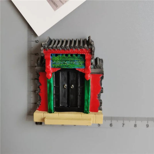 Great Wall with Chinese Characteristics Beijing Tiananmen Square Tourist Souvenir Resin 3D Resin Tourist Refrigerator Magnet - Grand Goldman