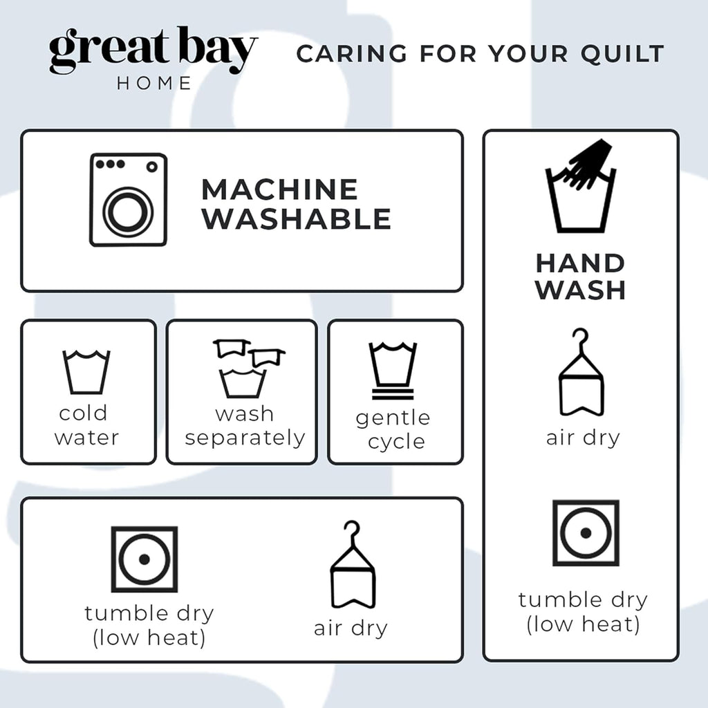 Great Bay Home 2-Piece Christmas Quilt Set with Shams. Reversible Bedspread Coverlet with Holiday Pattern. Holly Collection (Twin/Twin XL) - Grand Goldman