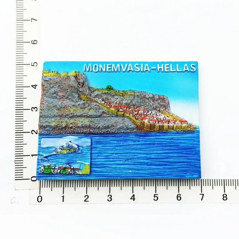 Greece Fridge Magnets Kos Zakynthos Lipsi Crete Corfu Aphrodite Tourist Souvenir Magnetic Refrigerator Sticker Home Decor Gifts - Grand Goldman
