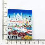 Greece Fridge Magnets Kos Zakynthos Lipsi Crete Corfu Aphrodite Tourist Souvenir Magnetic Refrigerator Sticker Home Decor Gifts - Grand Goldman