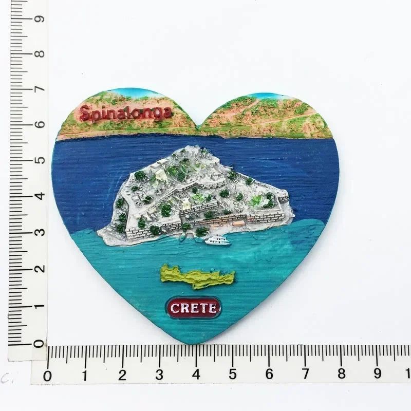 Greece Fridge Magnets Kos Zakynthos Lipsi Crete Corfu Aphrodite Tourist Souvenir Magnetic Refrigerator Sticker Home Decor Gifts - Grand Goldman