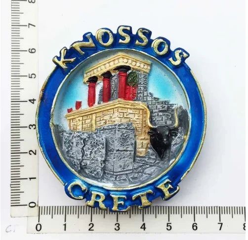 Greece Fridge Magnets Kos Zakynthos Lipsi Crete Corfu Aphrodite Tourist Souvenir Magnetic Refrigerator Sticker Home Decor Gifts - Grand Goldman