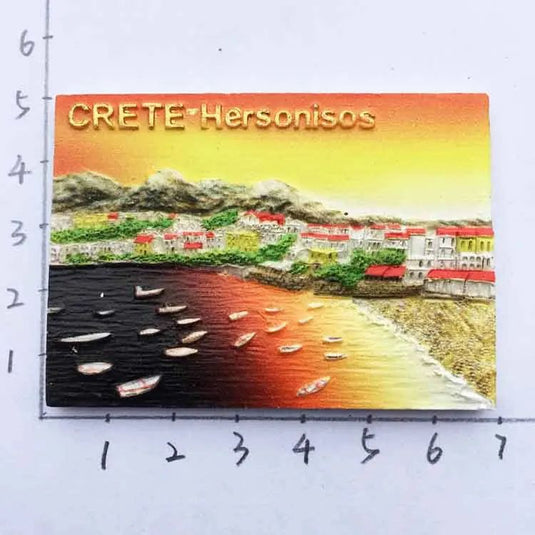 Greece Tourism Fridge Magnet Frog Stickers Athens Santorini Pilio Hellas Leptokaria Travel Refrigerator Stickers Home Decoration - Grand Goldman