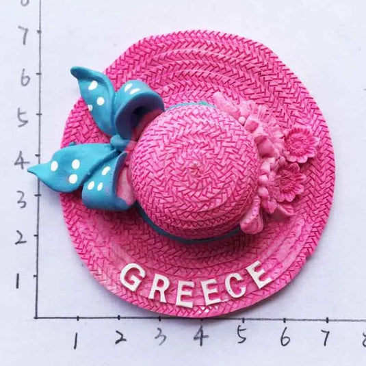 Greece Tourism Fridge Magnet Frog Stickers Athens Santorini Pilio Hellas Leptokaria Travel Refrigerator Stickers Home Decoration - Grand Goldman