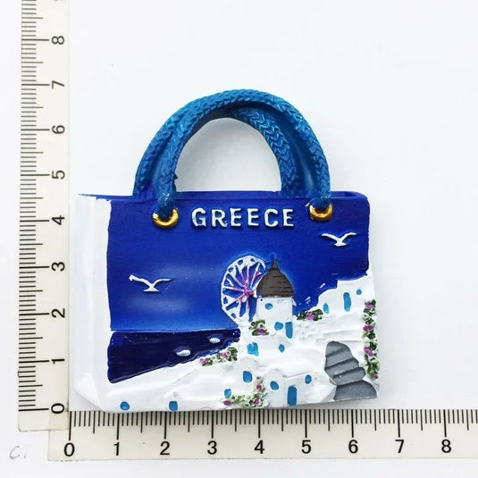 Greece Fridge Magnets Kos Zakynthos Lipsi Crete Corfu Aphrodite Tourist Souvenir Magnetic Refrigerator Sticker Home Decor Gifts - Grand Goldman