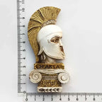 Greek Tourist Souvenirs Fridge Magnet Greece Flag Samurai Spartan Helmet Hand Painting Magnetic Refrigerator Stickers gife ideas - Grand Goldman