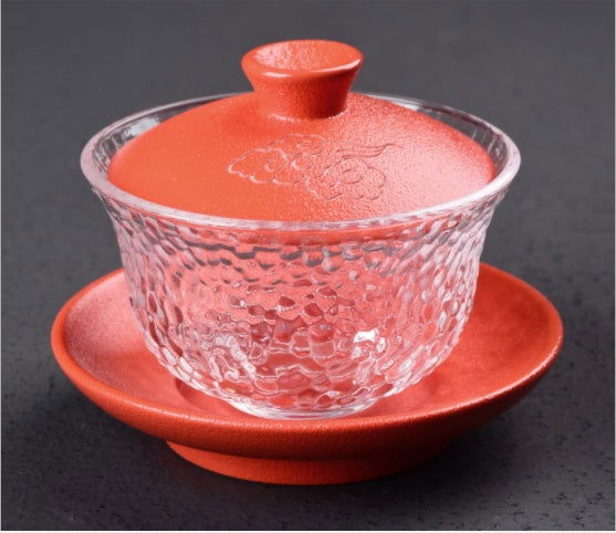 Green Tea Ceramic Hand-painted Gaiwan Kung Fu Tea Set - Grand Goldman