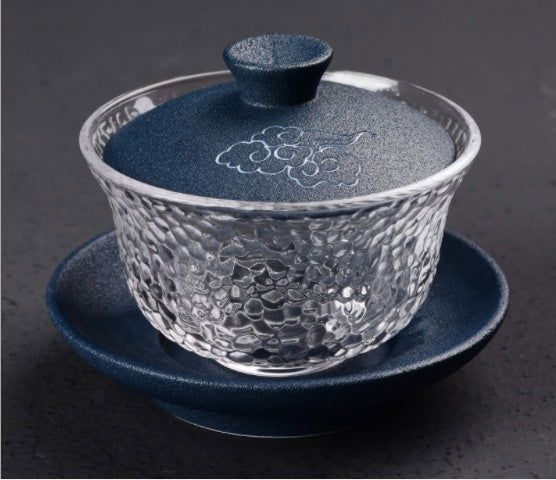 Green Tea Ceramic Hand-painted Gaiwan Kung Fu Tea Set - Grand Goldman