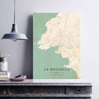 Grenoble Vintage Landscape Canvas Painting Poster - Grand Goldman