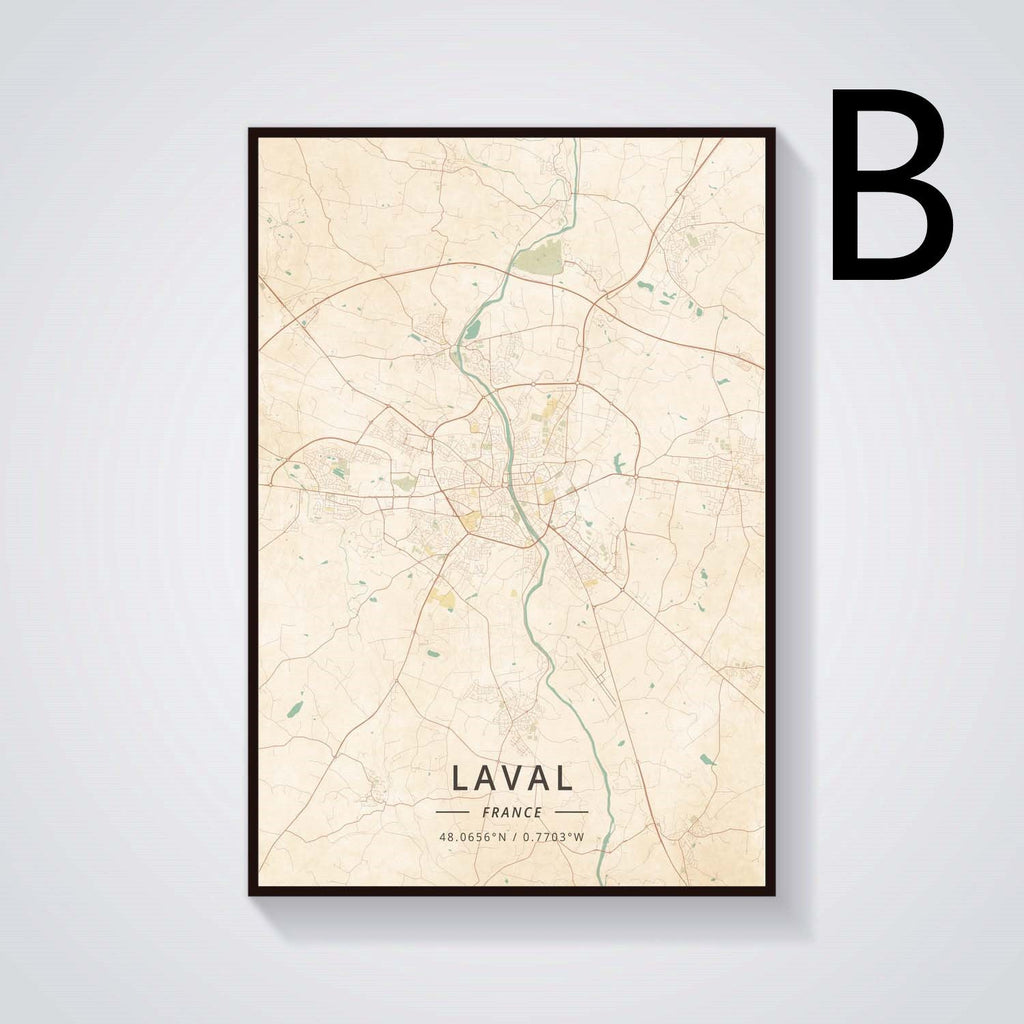 Grenoble Vintage Landscape Canvas Painting Poster - Grand Goldman