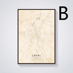 Grenoble Vintage Landscape Canvas Painting Poster - Grand Goldman