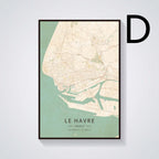 Grenoble Vintage Landscape Canvas Painting Poster - Grand Goldman