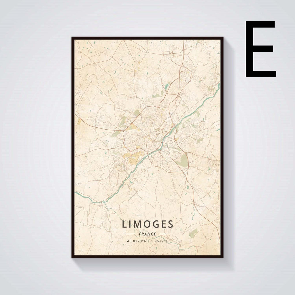 Grenoble Vintage Landscape Canvas Painting Poster - Grand Goldman