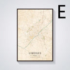 Grenoble Vintage Landscape Canvas Painting Poster - Grand Goldman