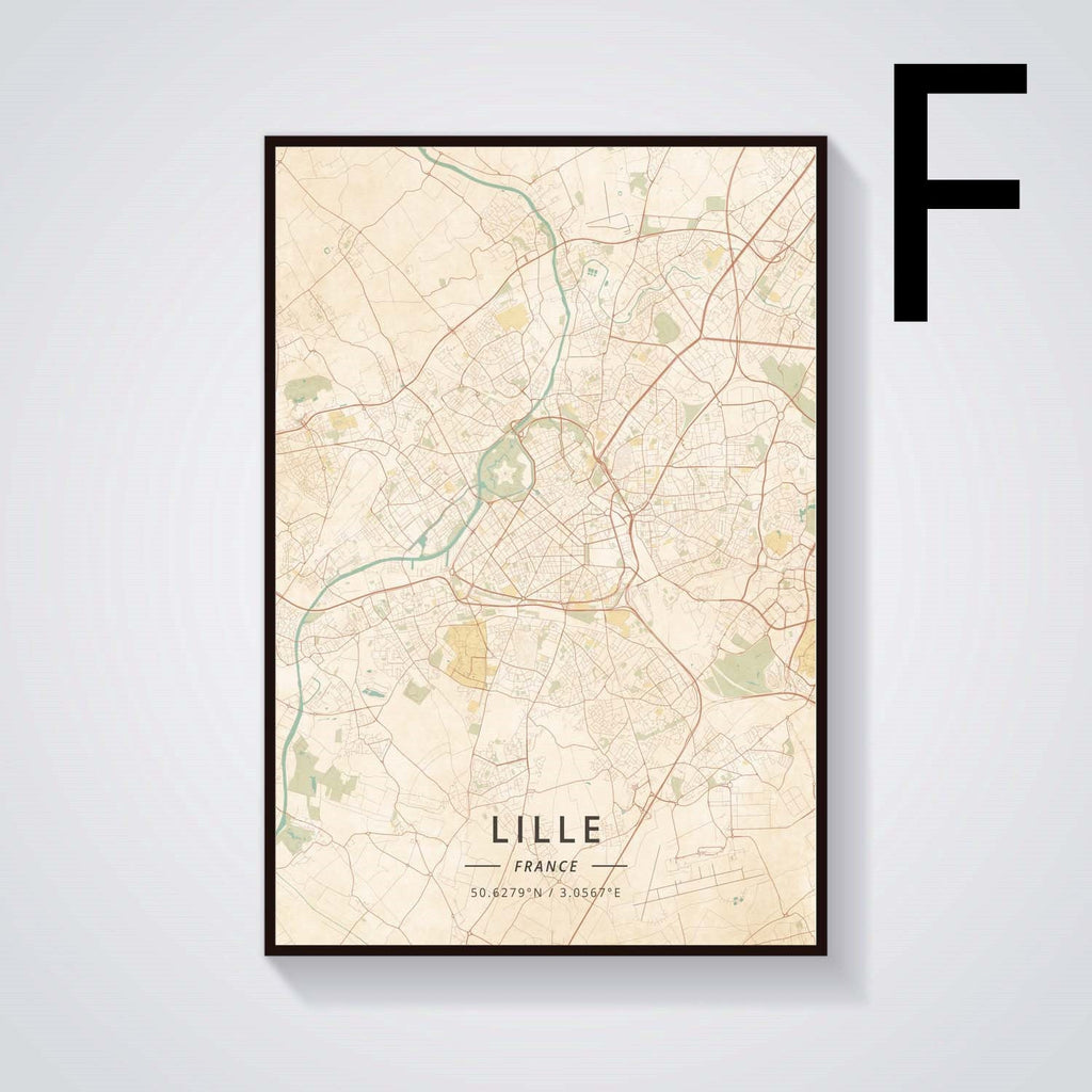 Grenoble Vintage Landscape Canvas Painting Poster - Grand Goldman