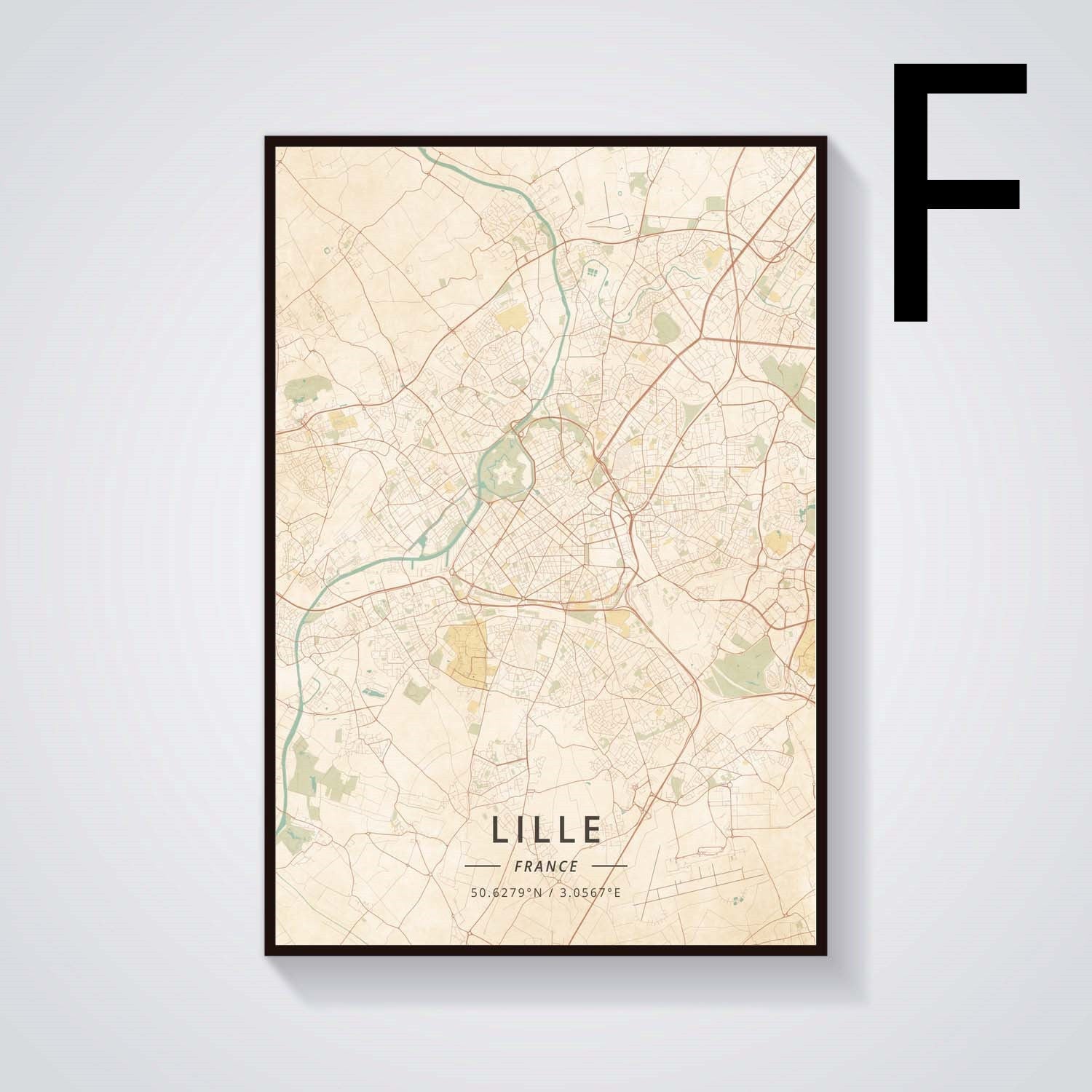 Grenoble Vintage Landscape Canvas Painting Poster - Grand Goldman