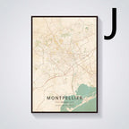 Grenoble Vintage Landscape Canvas Painting Poster - Grand Goldman