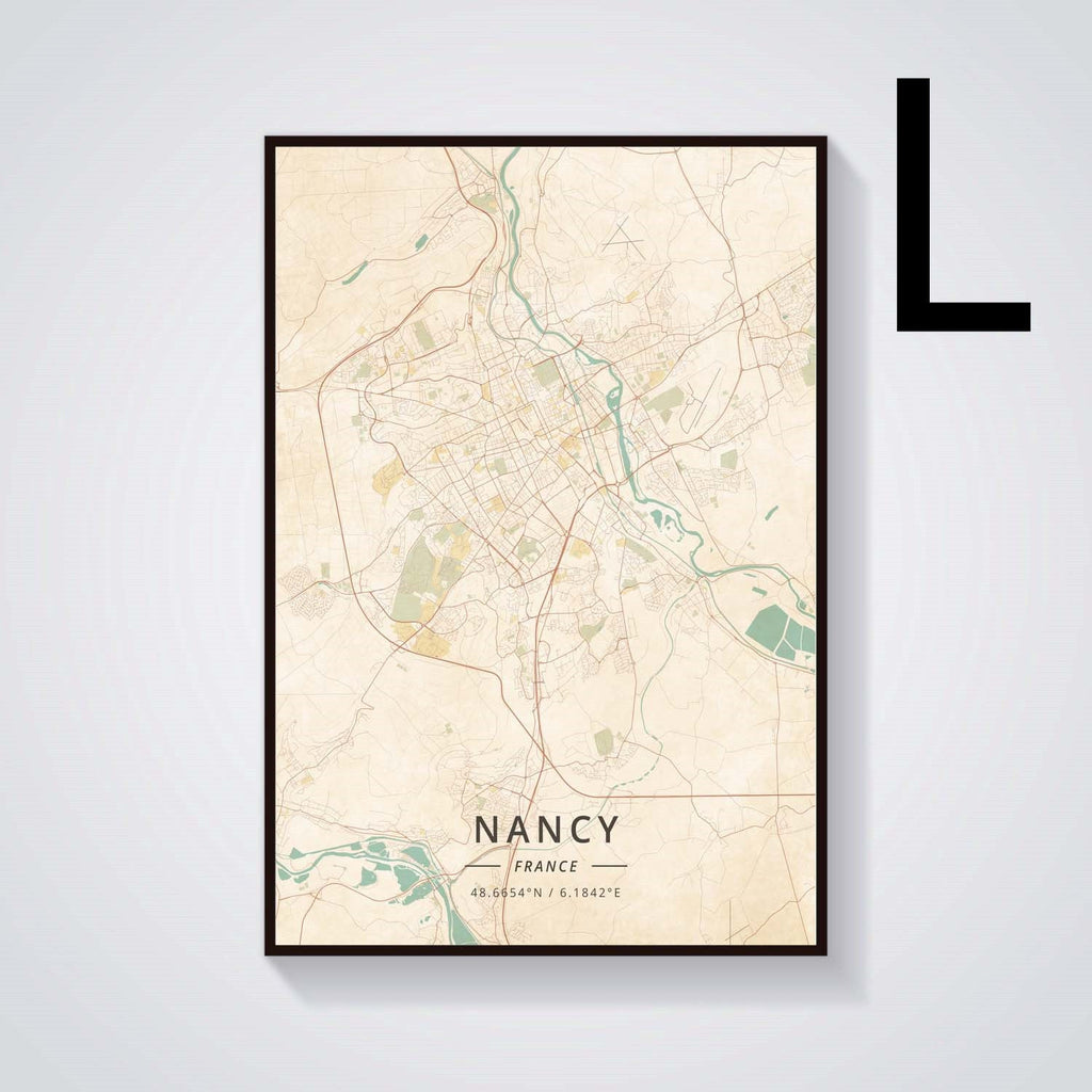 Grenoble Vintage Landscape Canvas Painting Poster - Grand Goldman