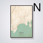 Grenoble Vintage Landscape Canvas Painting Poster - Grand Goldman