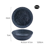 Grindelwald Ceramic Tableware Steak Plate Bowl Plate Rice Bowl - Grand Goldman