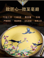 Guci Bowl and dish set household Jingdezhen Ceramic tableware  high-end luxury gold rimmed European bone china bowls plate - Grand Goldman