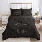 3D Bedding Set Comforter Duvet Cover Pillowcases Luxury Bed Linens Bed Set Queen King Europe Russia Size Black Eagle