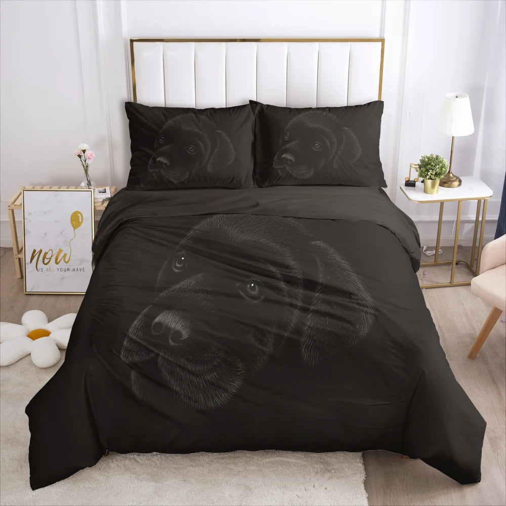 3D Bedding Set Comforter Duvet Cover Pillowcases Luxury Bed Linens Bed Set Queen King Europe Russia Size Black Eagle