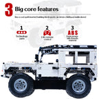 Cada 533Pcs Defender Remote Control Car Building Blocks For RC Car Model SUV City Brick Toys For Children Boys