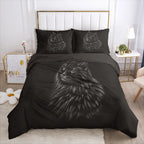 3D Bedding Set Comforter Duvet Cover Pillowcases Luxury Bed Linens Bed Set Queen King Europe Russia Size Black Eagle
